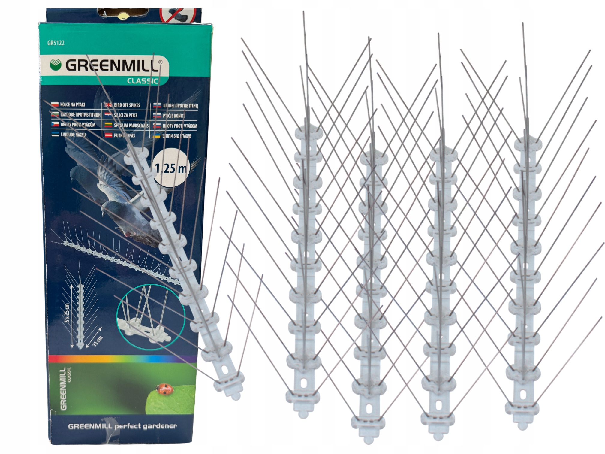 Uniwersalne zastosowanie kolców w ochronie gzymsów i parapetów
