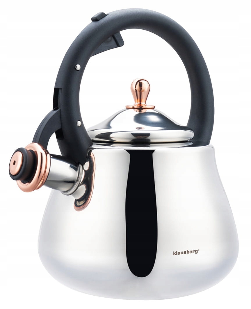 Czajnik stalowy z gwizdkiem 2,8L Klausberg KB-7776 – Elegancja i funkcjonalność w Twojej kuchni