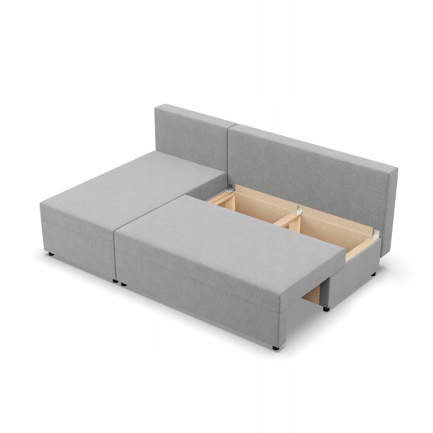 Wygodne poduszki i pojemnik na pościel