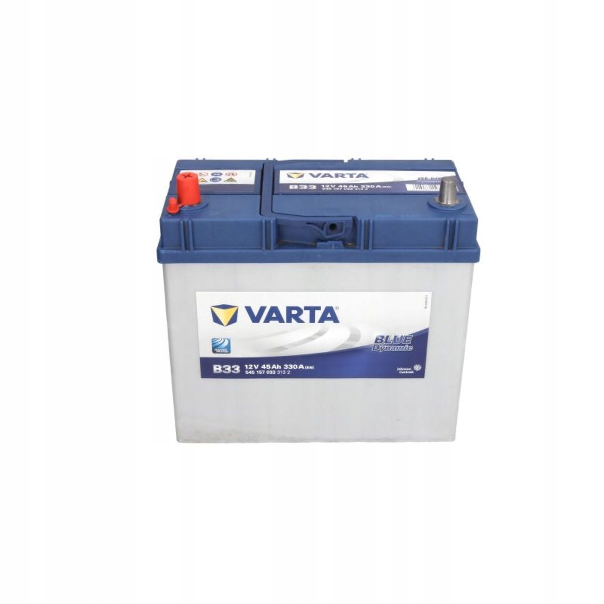 Akumulator Varta VARTA B33 45Ah 330A (EN) 12V – Niezawodna energia dla Twojego pojazdu