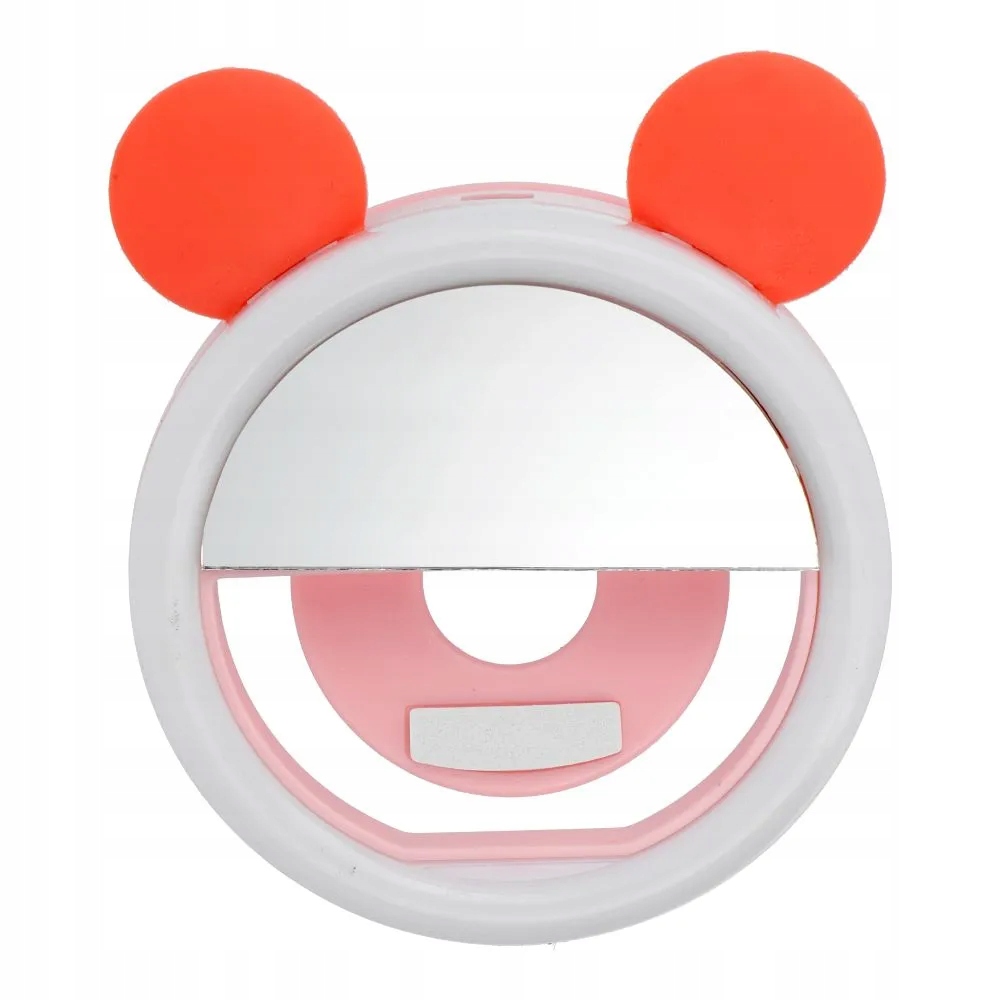 Lampa LED Ring do selfie na telefon RK12 pomarańcz – Idealne oświetlenie dla Twoich zdjęć