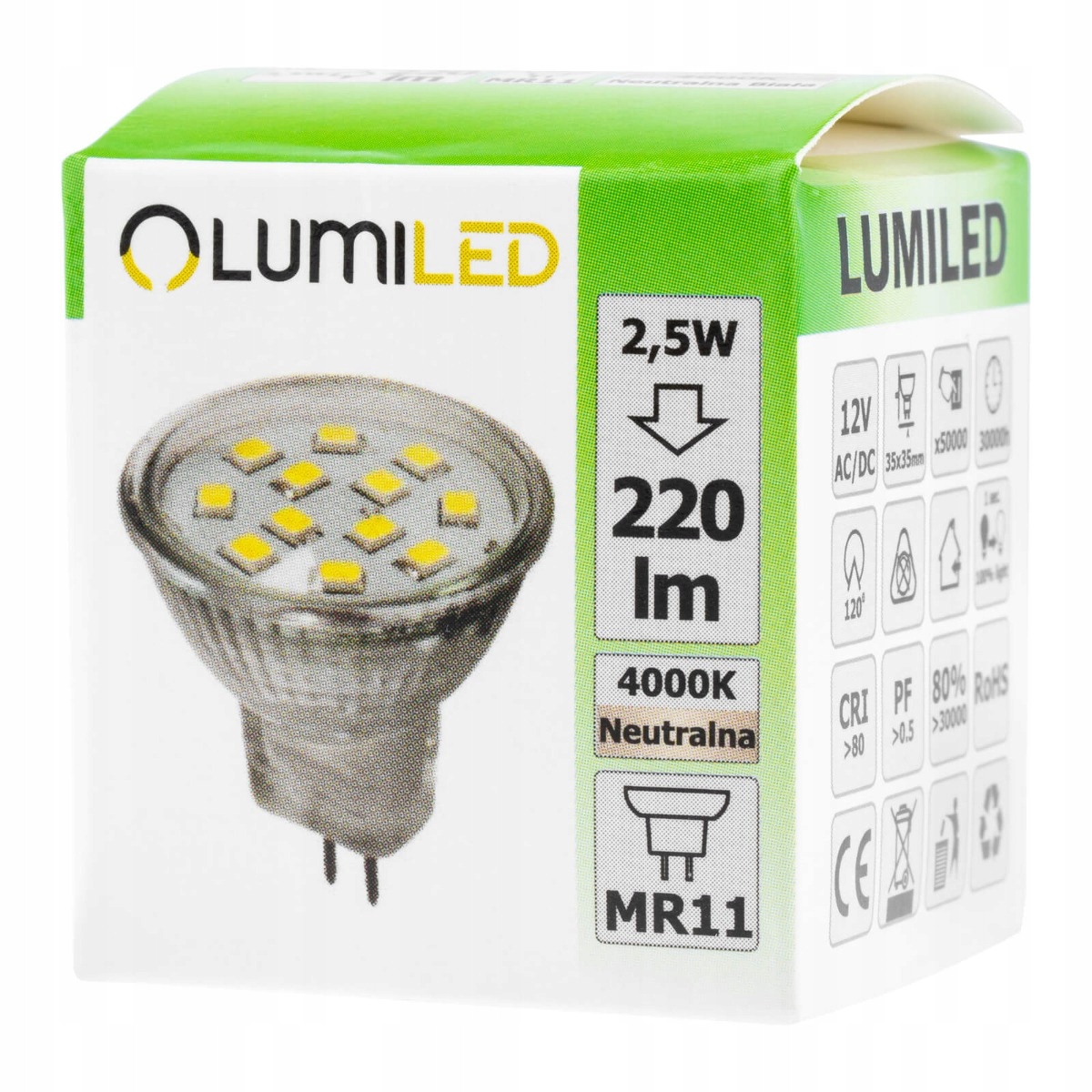 Wysoka jasność 220 lumenów