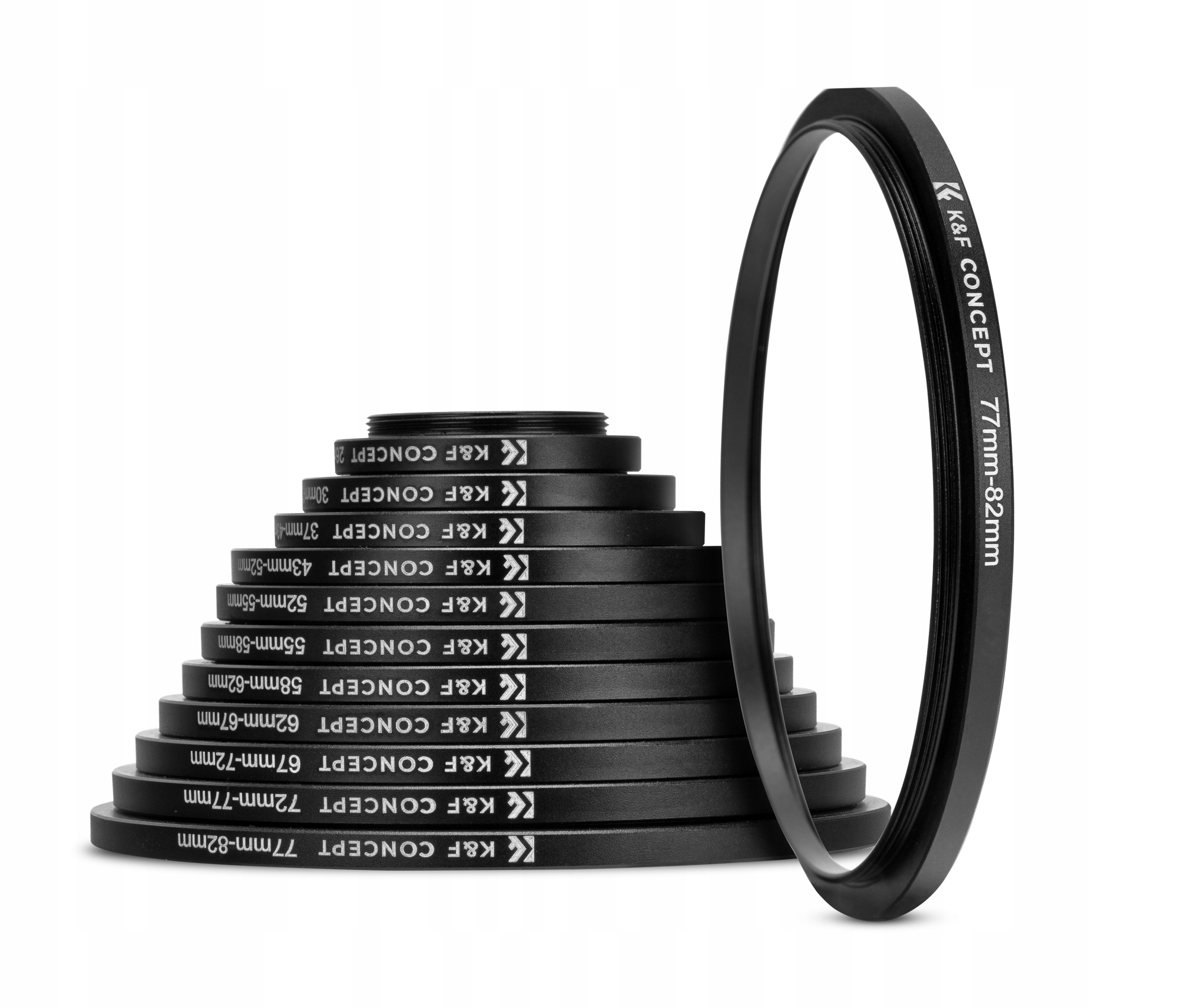 Zestaw pierścieni redukcyjnych do filtrów K&F Concept 11w1 – Idealne rozwiązanie dla fotografów