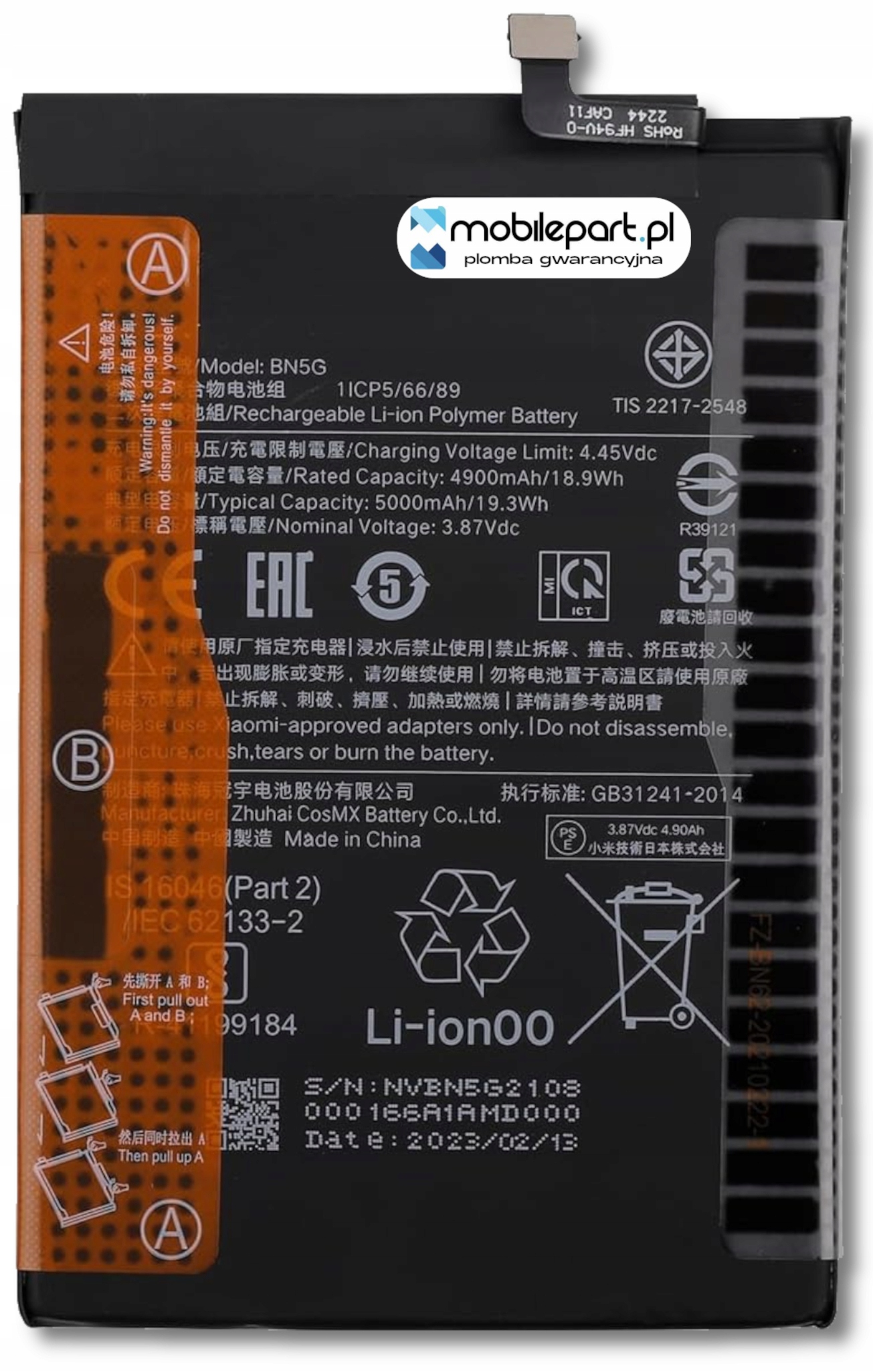 Wydajność i jakość – Bateria 5000 mAh