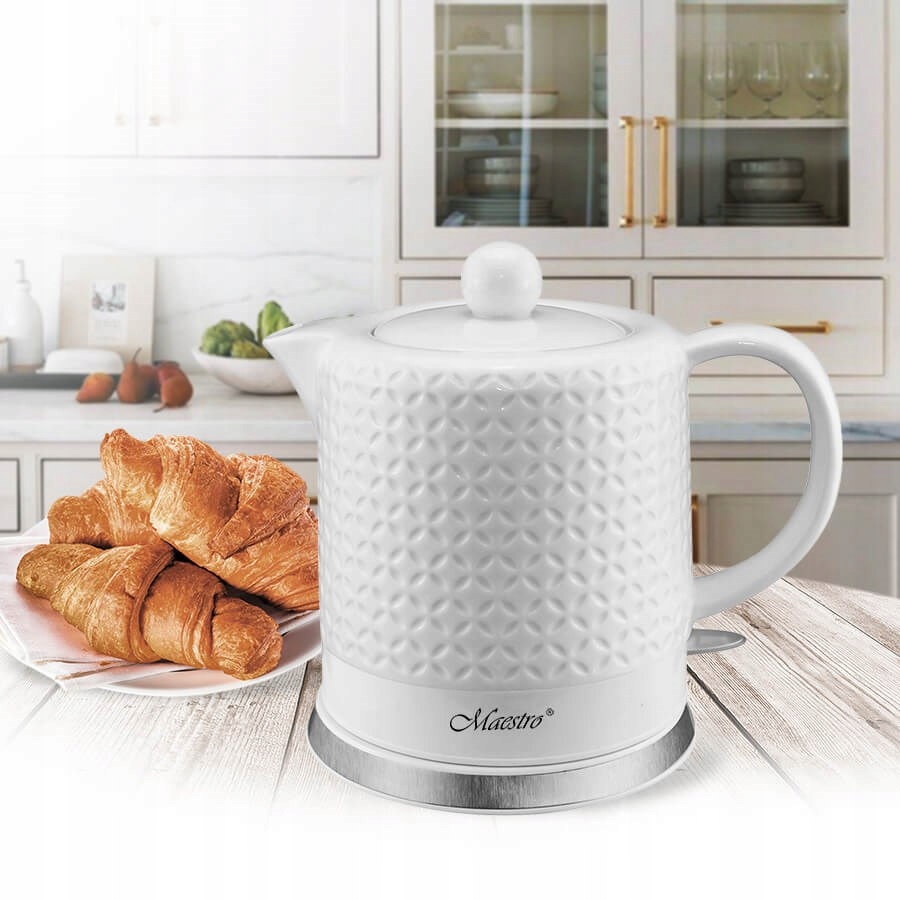 Czajnik elektryczny ceramiczny MAESTRO MR-067 – Elegancja i funkcjonalność w Twojej kuchni