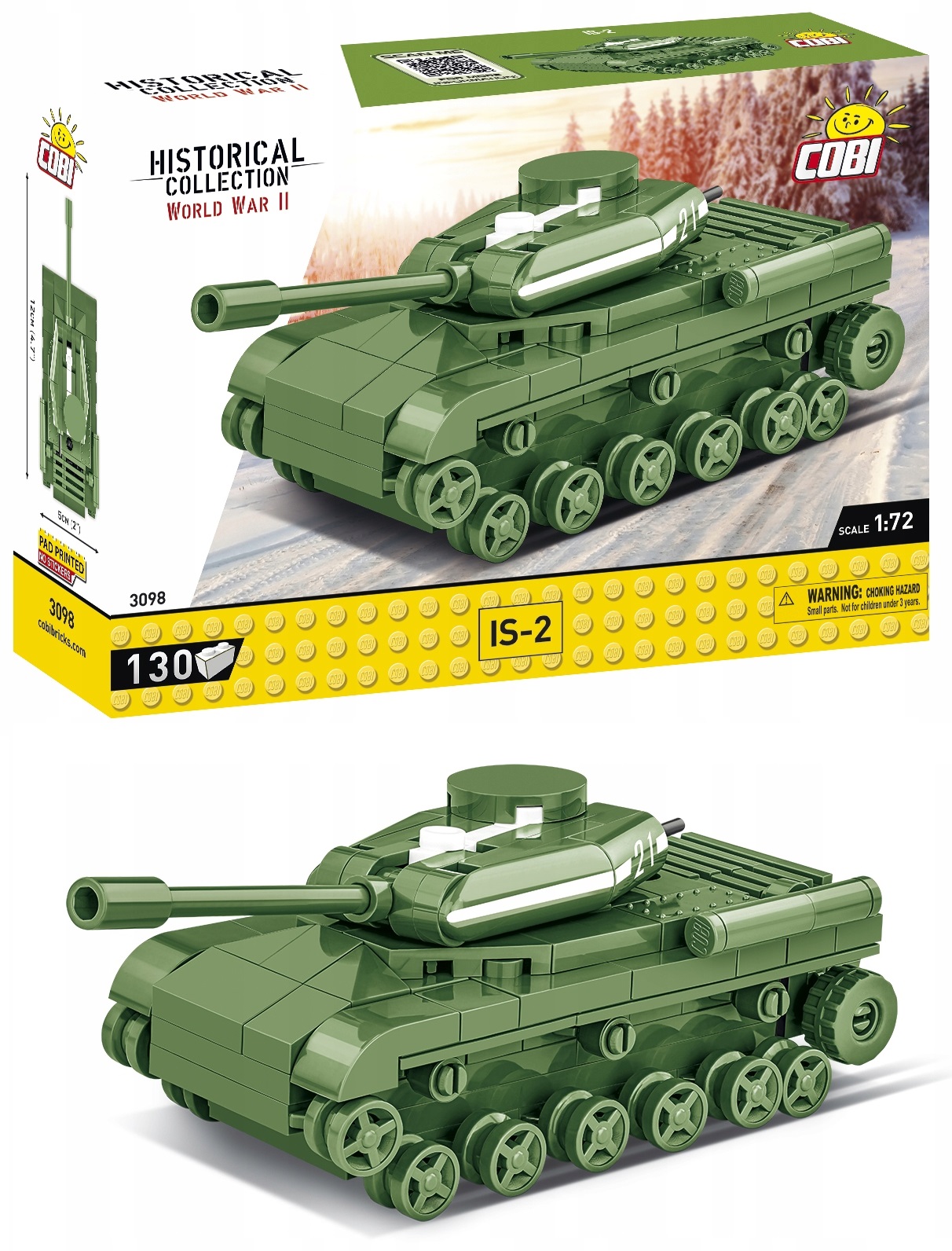 Wysokiej jakości elementy – 130 klocków w zestawie