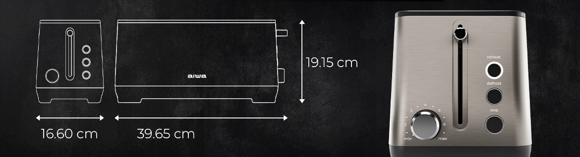 7 poziomów przypiekania – Dostosuj do swoich preferencji