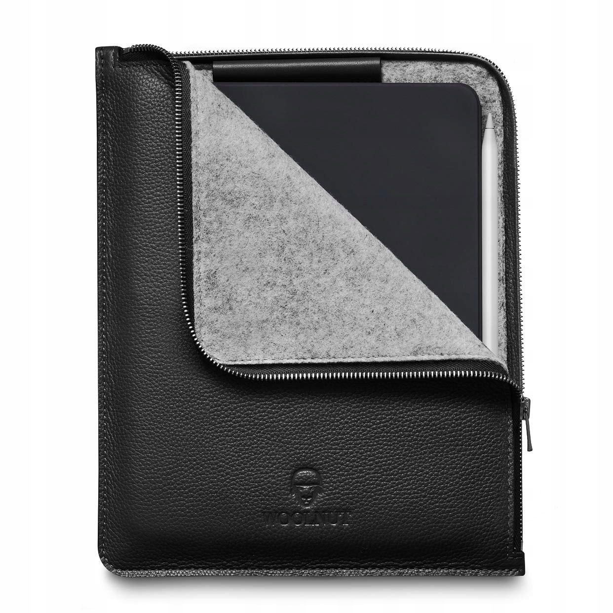 Woolnut Skórzane etui folio Case pokrowiec na iPad Pro 11 cali i 10,9 cala iPad Air - czarne