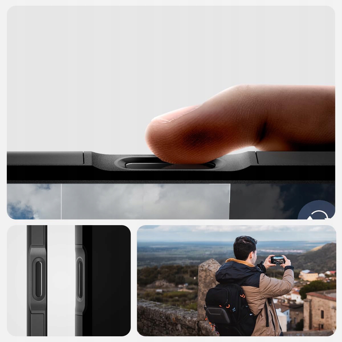 Specjalnie zaprojektowany przycisk ochronny