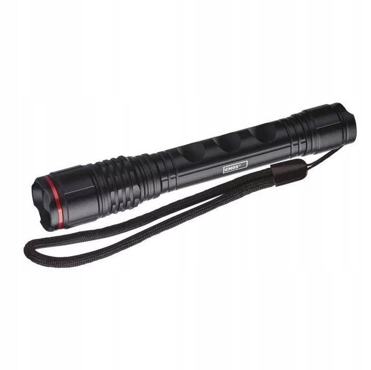 LATARKA METALOWA LED 120 lm - 2AAA