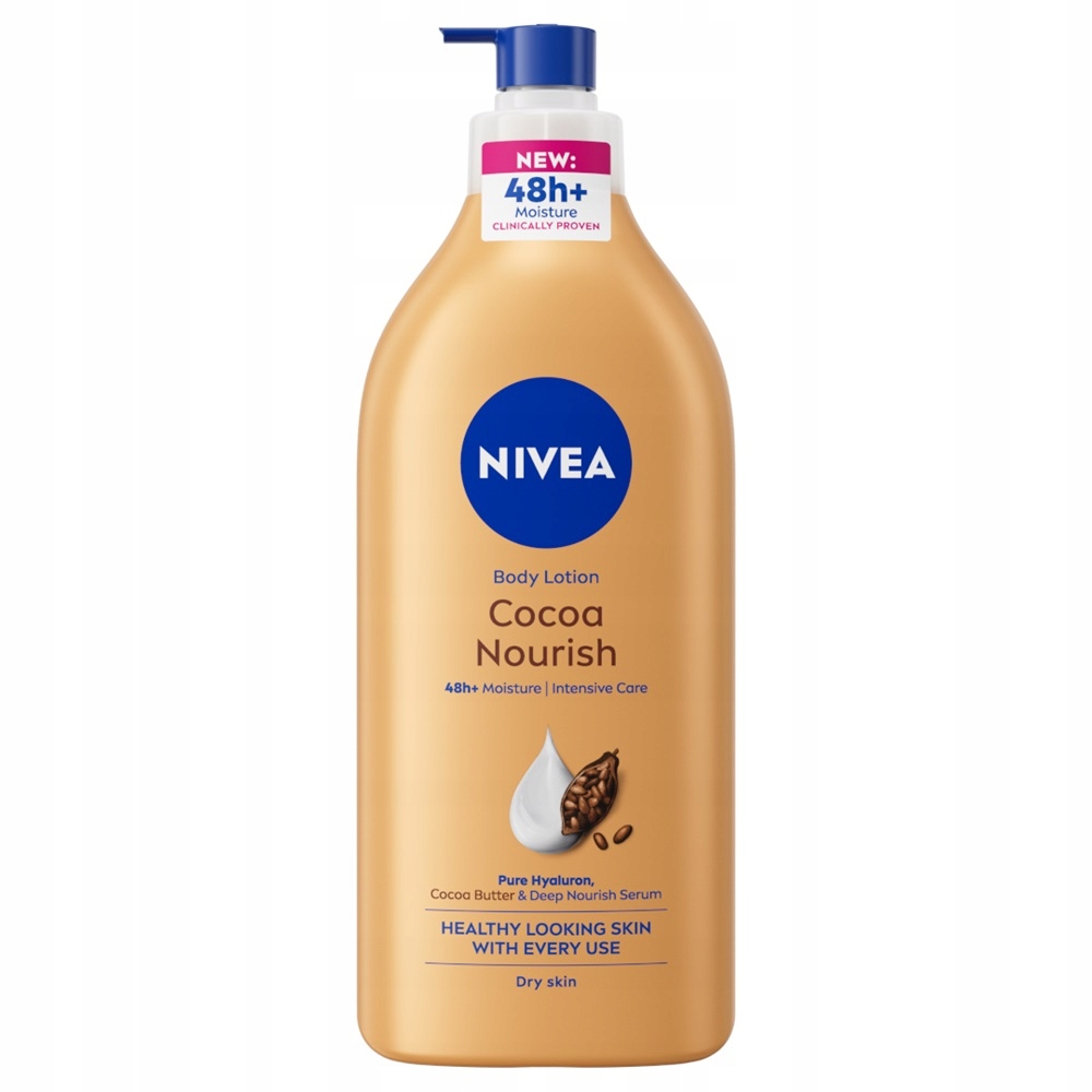 NIVEA Cocoa Butter Body Lotion – Balsam do ciała 625ml dla zdrowej i nawilżonej skóry