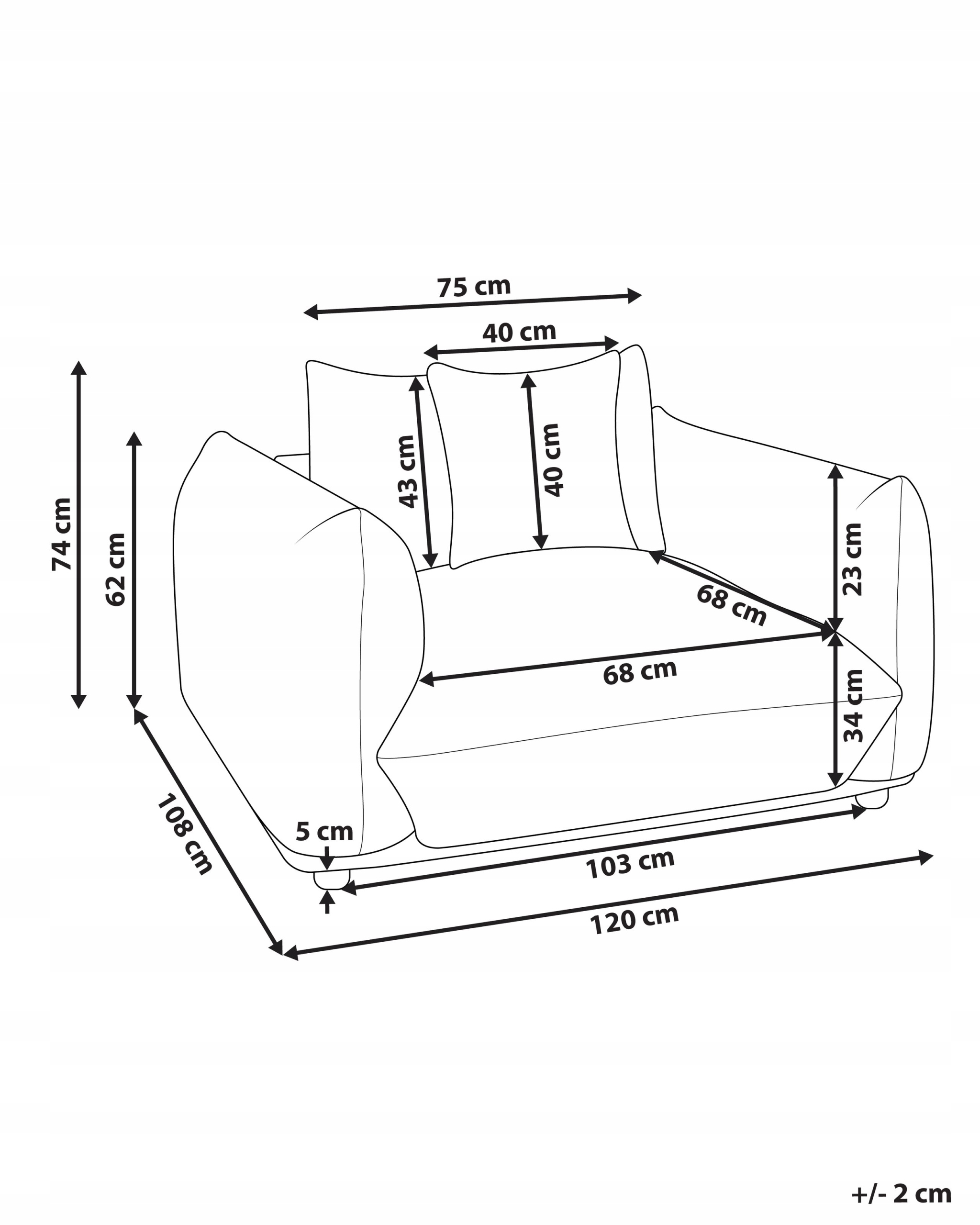 Wygodne siedzisko z dodatkowymi poduszkami