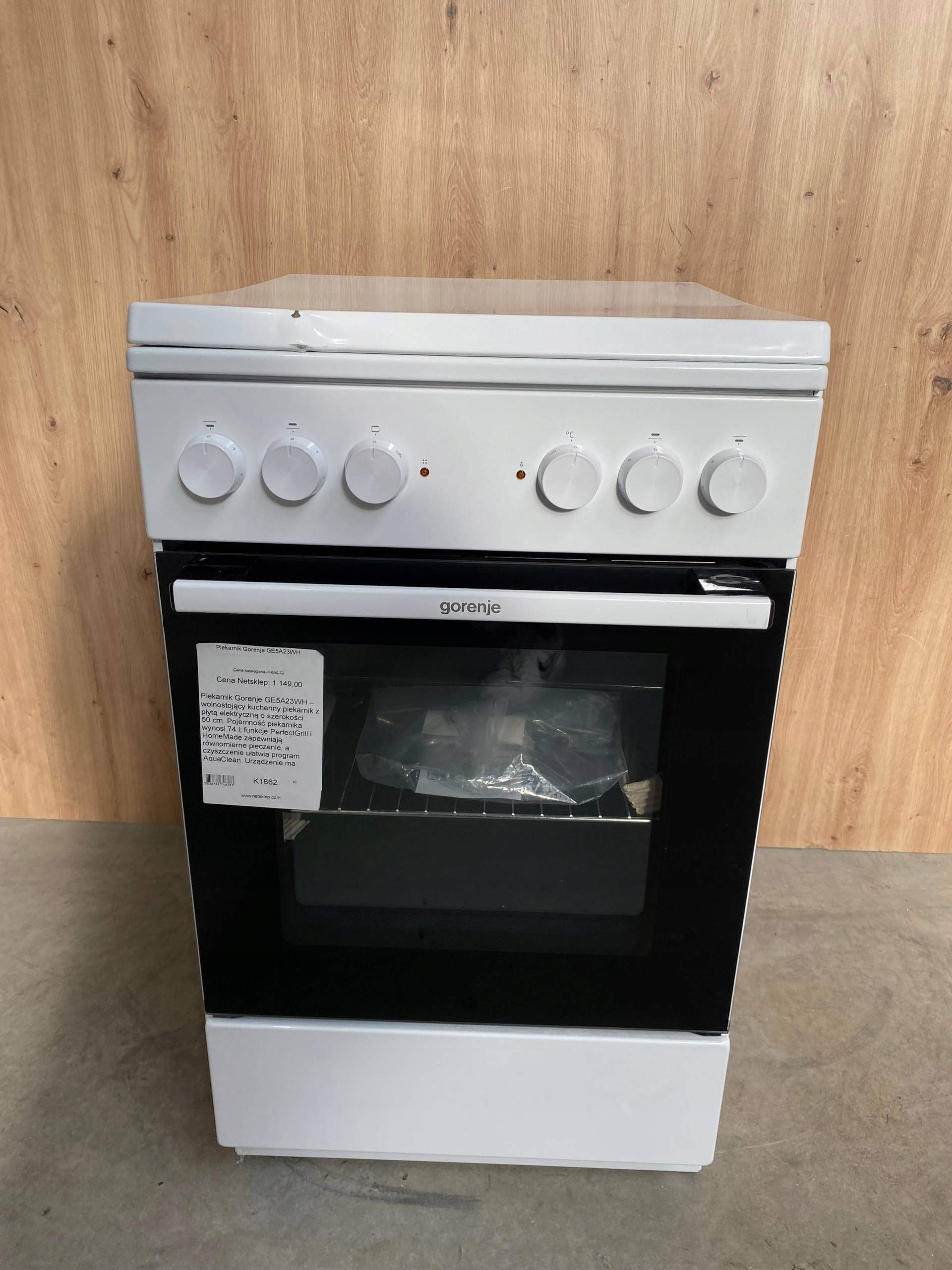 Kuchenka elektryczna Gorenje GE5A23WH – Idealne rozwiązanie do każdej kuchni