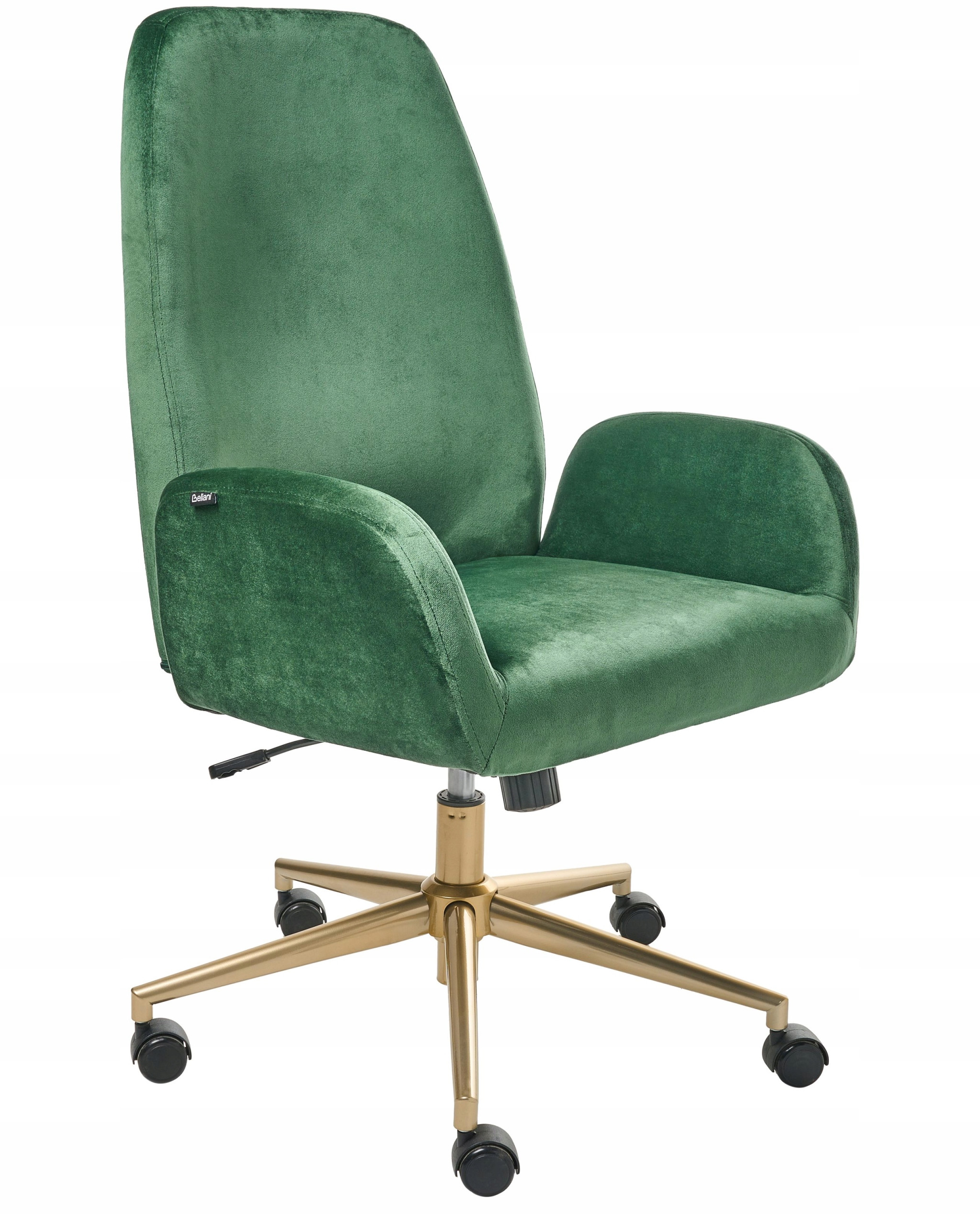 Krzesło biurowe CLARE Welur Zielony – Komfort i styl w Twoim biurze