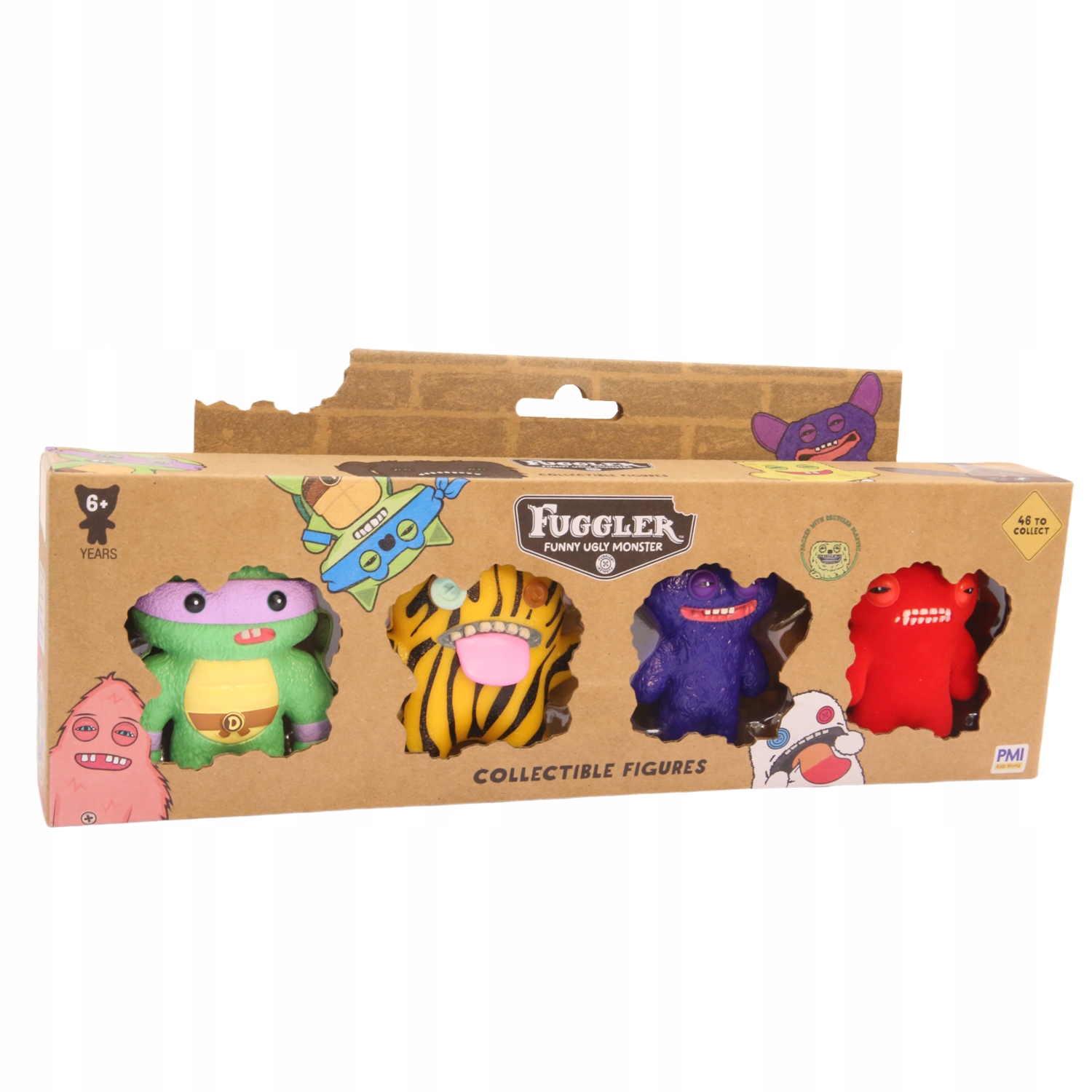 FUGGLER S2 Figures - Zestaw 4 unikalnych potworów do zbierania