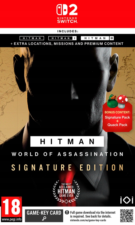 HITMAN: World of Assassination - Signature Edition na Nintendo Switch 2 – Wejdź do świata zabójstw