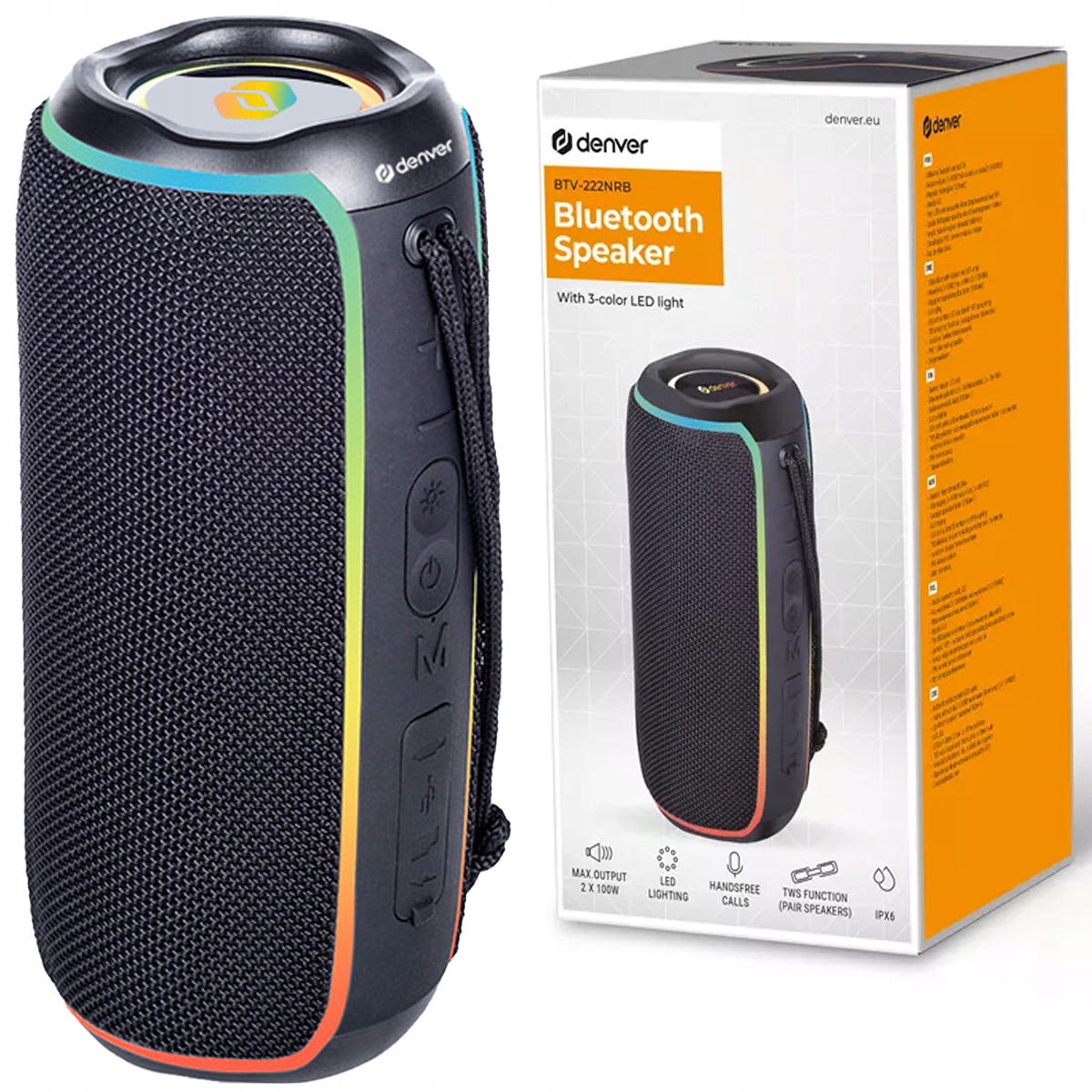 Wbudowany akumulator i podświetlenie LED