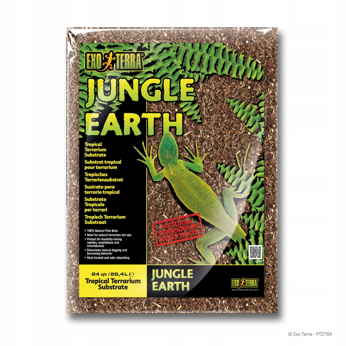 Exo Terra Podłoże do terrarium Jungle Earth 26,4L – Naturalne i ekologiczne rozwiązanie