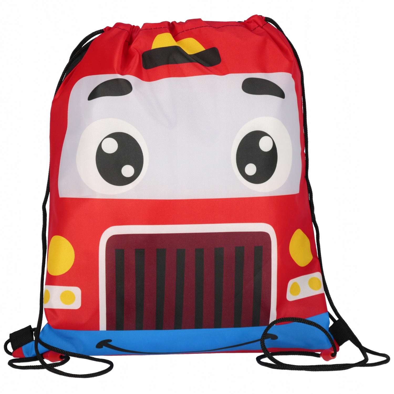 Stylowy design – Czerwony kolor z grafiką samochodzika