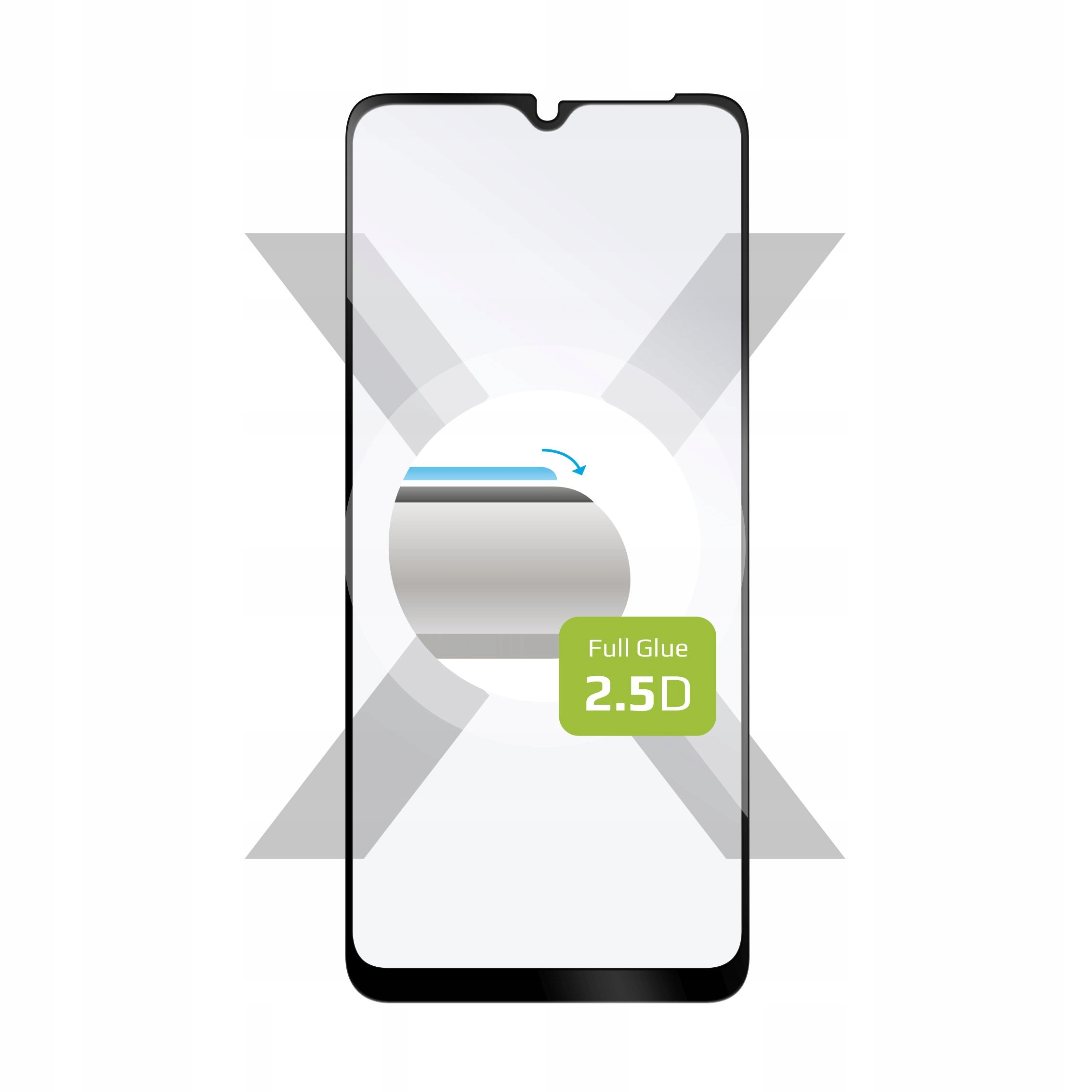 Ochronne szkło hartowane FIXED Full-Cover do Samsung Galaxy A12 – Pełna ochrona ekranu