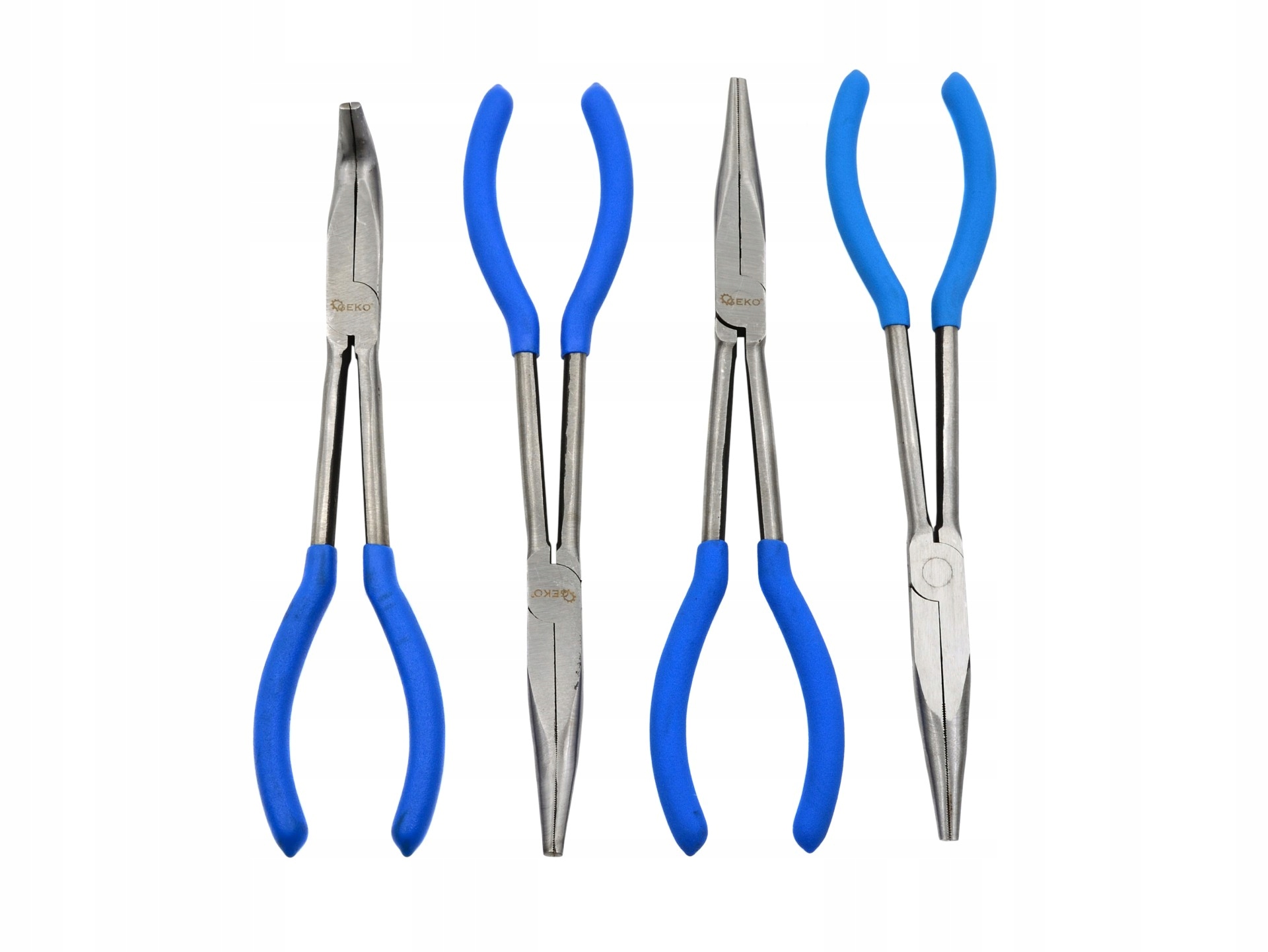Geko Zestaw szczypiec długich 280mm 4szt – Niezbędne narzędzie dla każdego majsterkowicza