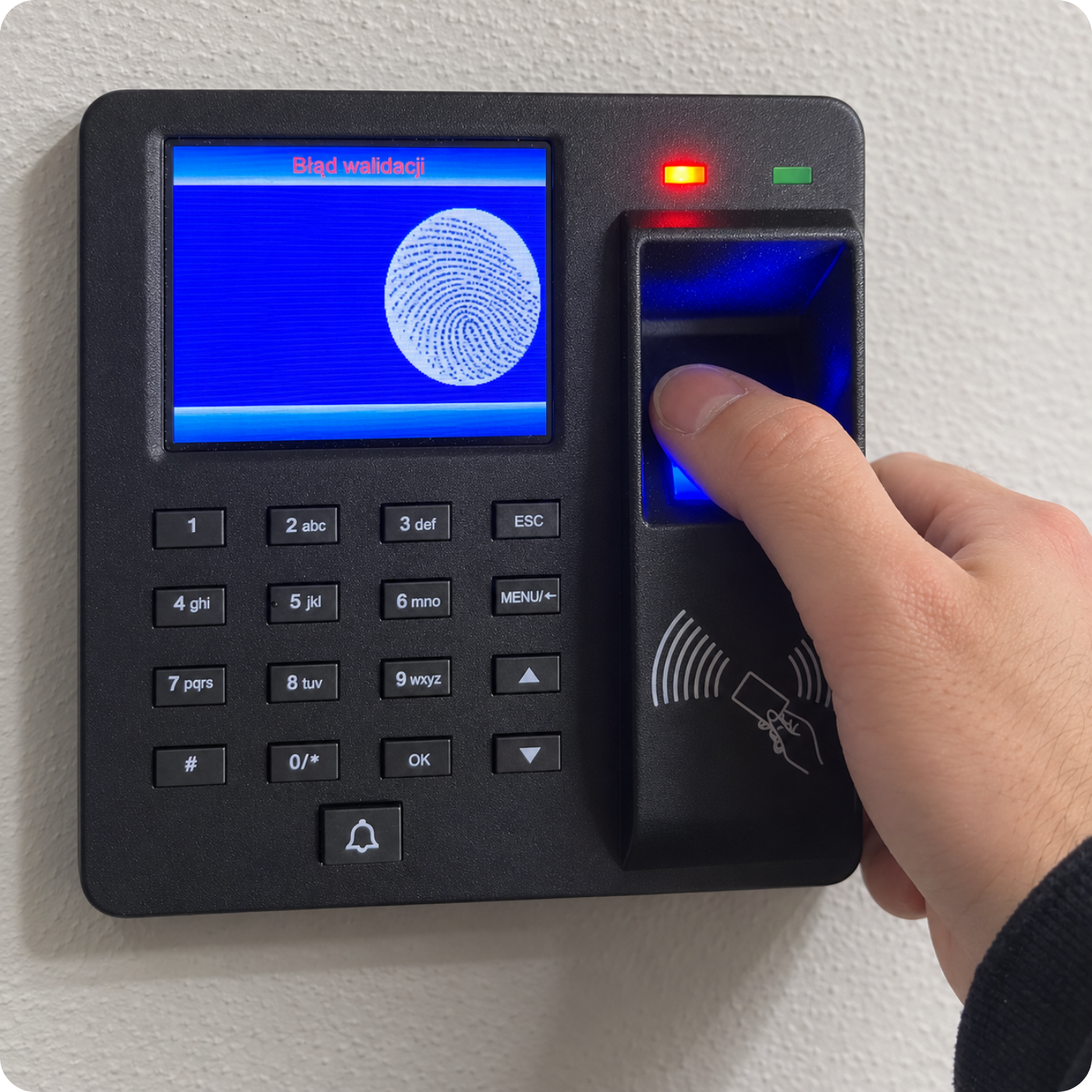 Metody identyfikacji – Odciski palców, kody PIN i karty RFID
