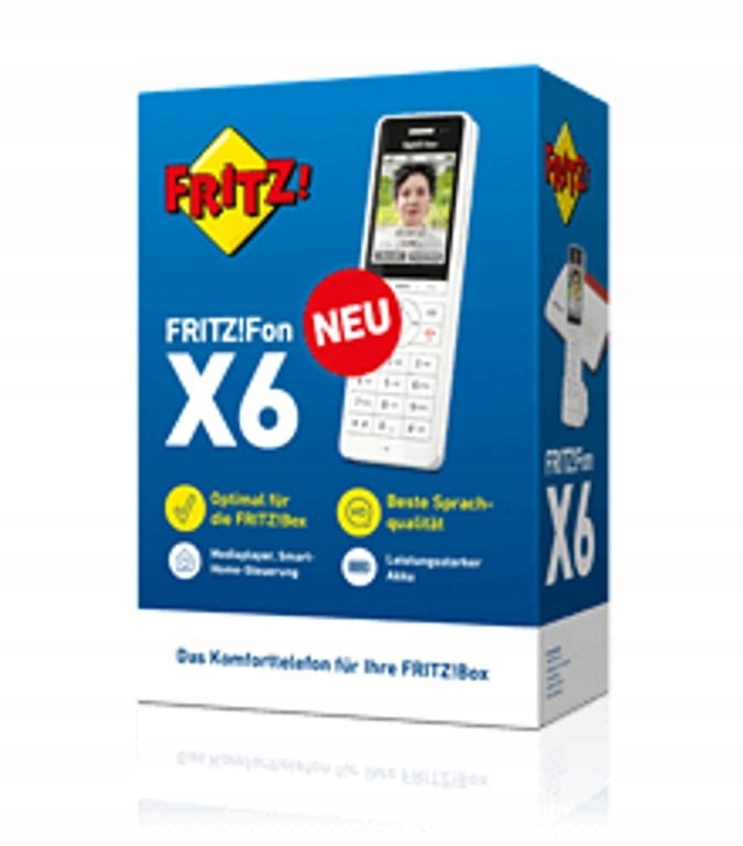 Telefon komórkowy AVM FRITZ!Fon X6 – Nowoczesne rozwiązanie dla Twojego domu