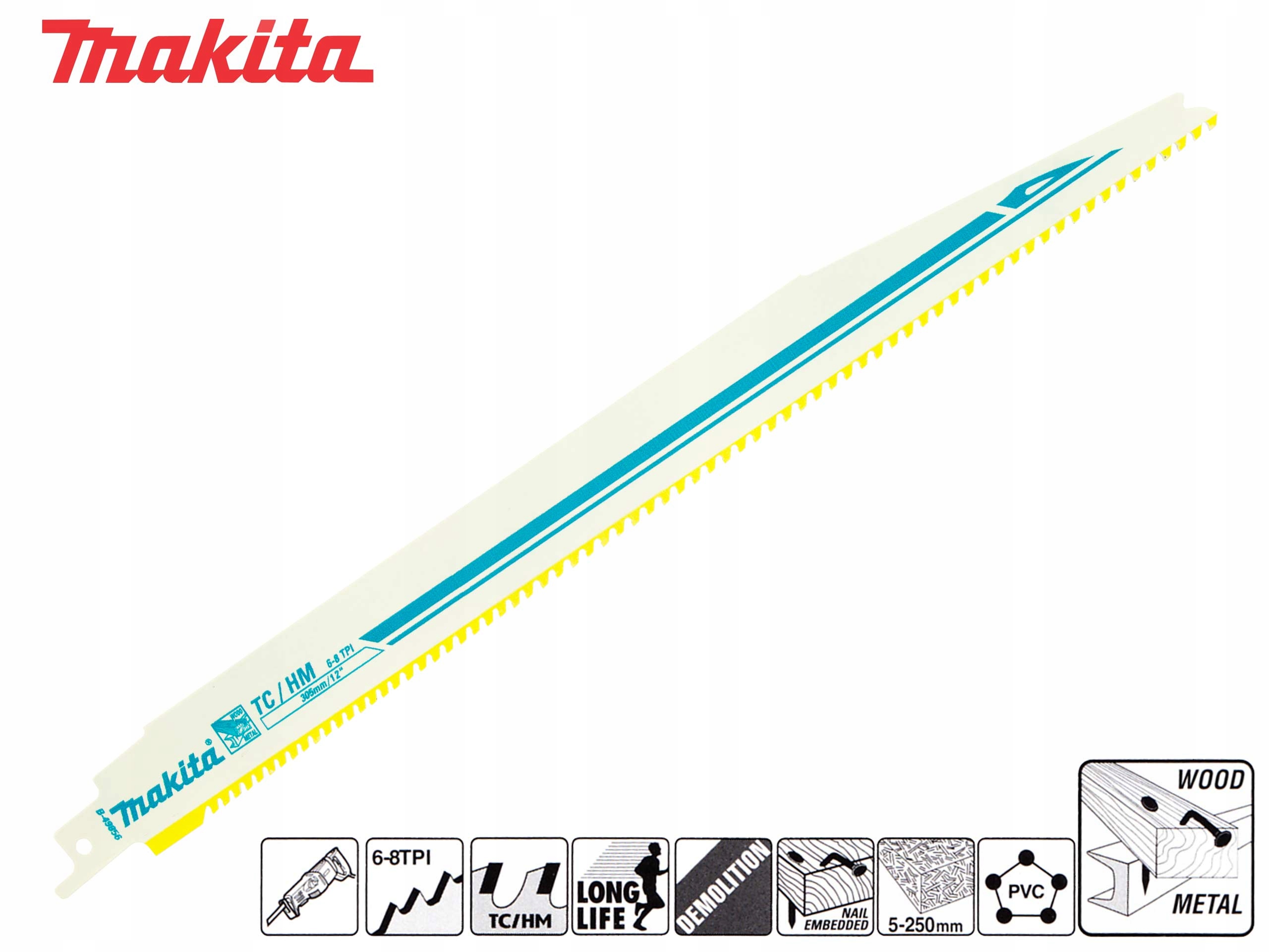 Piła szablasta Makita B-49856 – Niezawodne narzędzie do cięcia