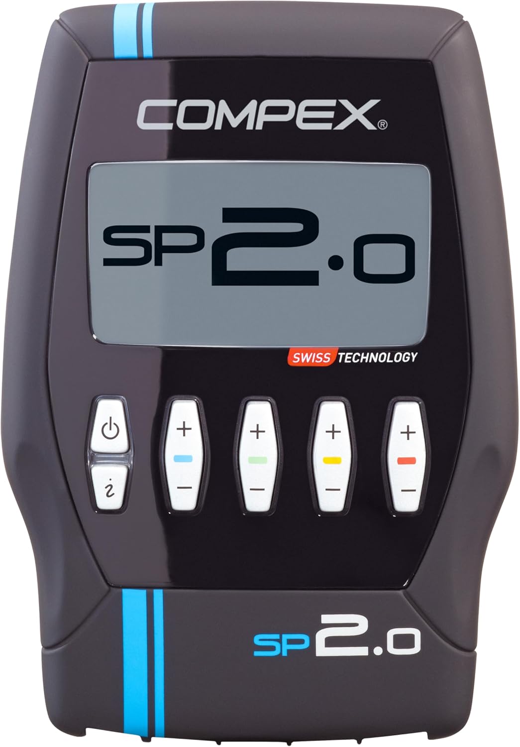 Compex Elektrostymulator Mięśni Programy TENS i EMS Unisex - Czarny