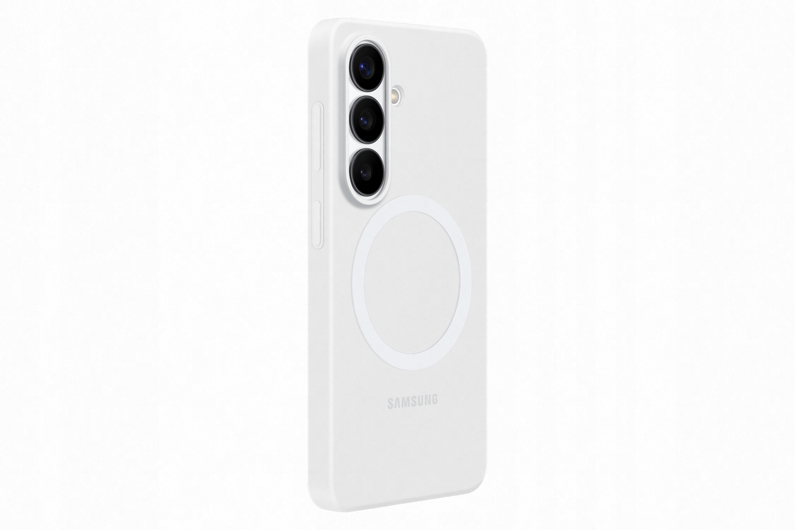 Etui Samsung Galaxy S26 Silicone Magnet White – Ochrona i styl w jednym