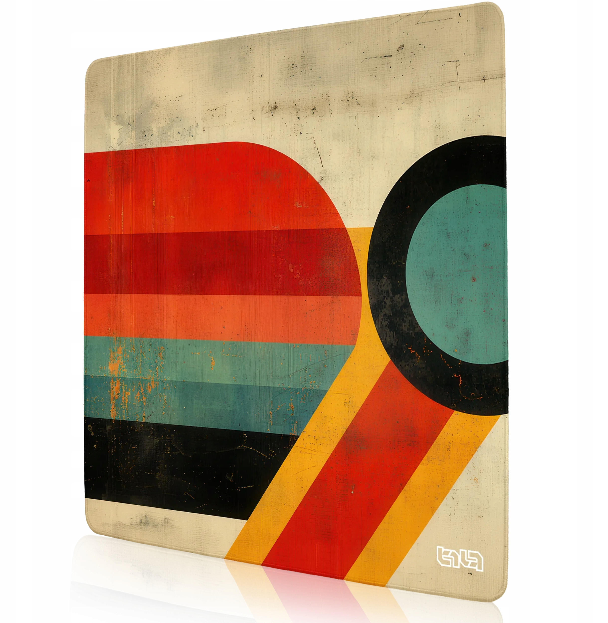 Duża Podkładka Pod Myszkę Nostalgic Stripes 30x30 TILT – Komfort i styl w Twoim biurze