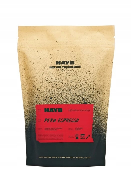 Kawa ziarnista HAYB - Peru Espresso 1kg – Wyjątkowy smak z Peru