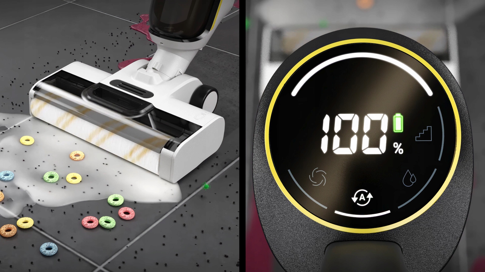 Tryby czyszczenia – dostosuj mop do swoich potrzeb