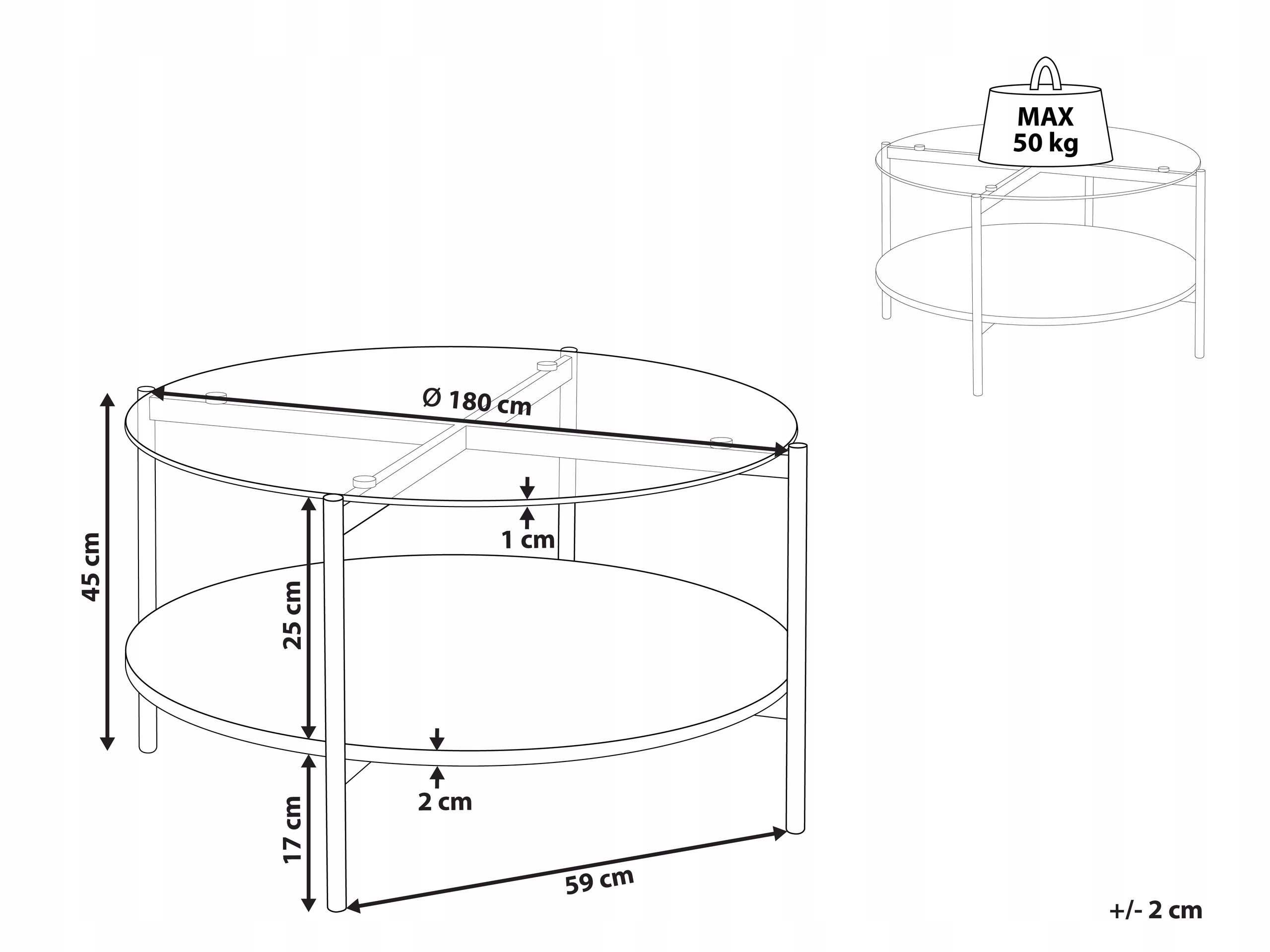 Solidna konstrukcja z metalu i MDF
