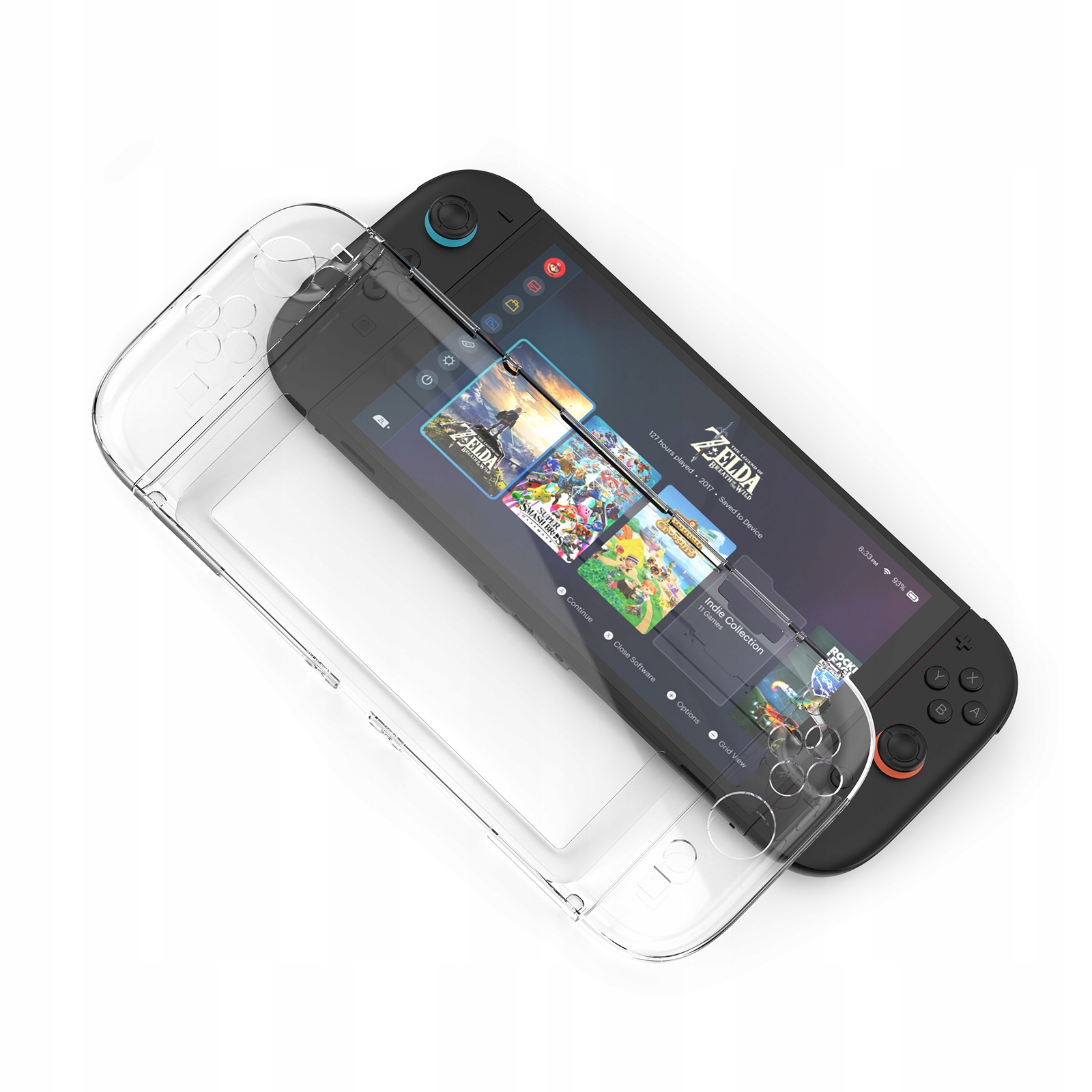 Przezroczysty zestaw ochronny dla Nintendo Switch 2