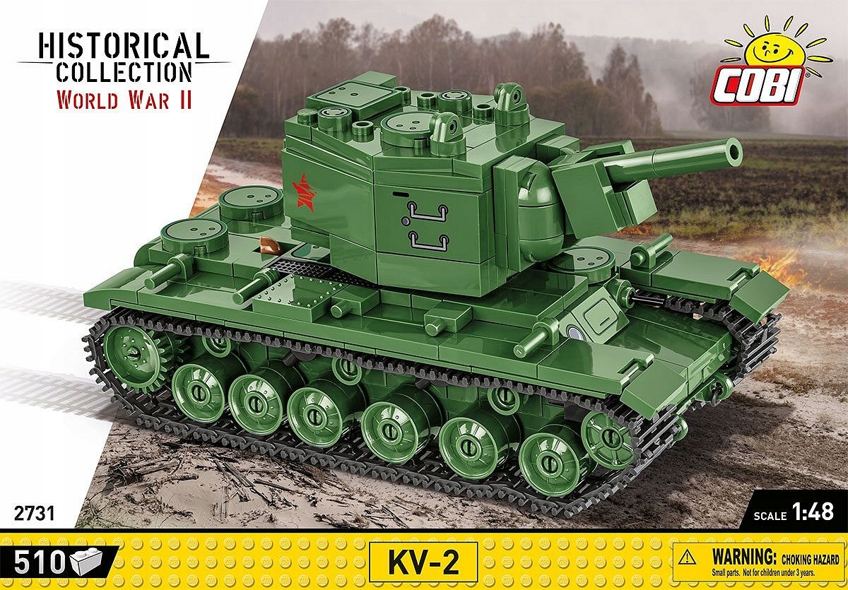 Klocki Cobi Historical Collection WWII KV-2 – Stwórz własną historię