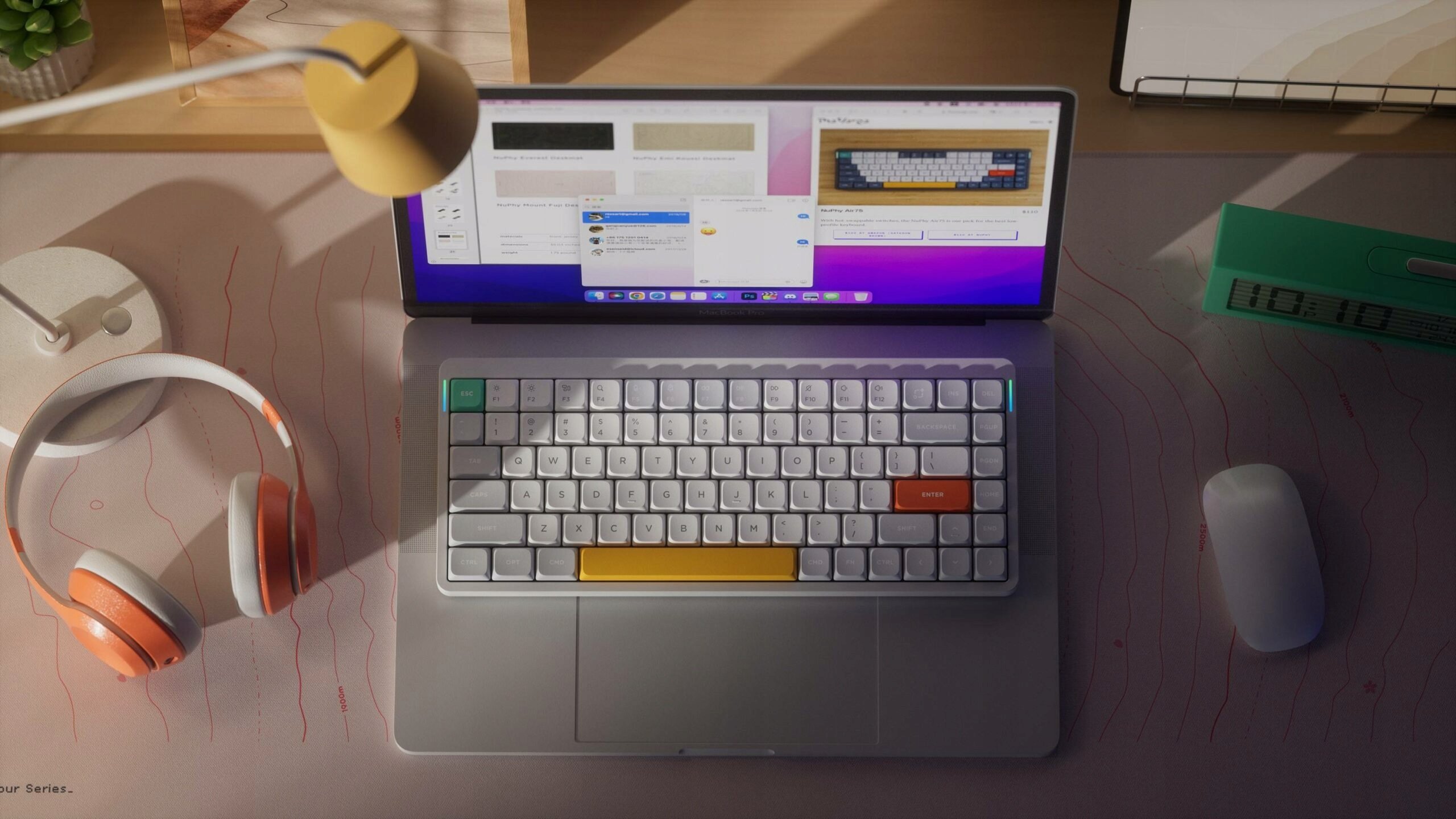 Podświetlenie RGB-LED i programowalne klawisze