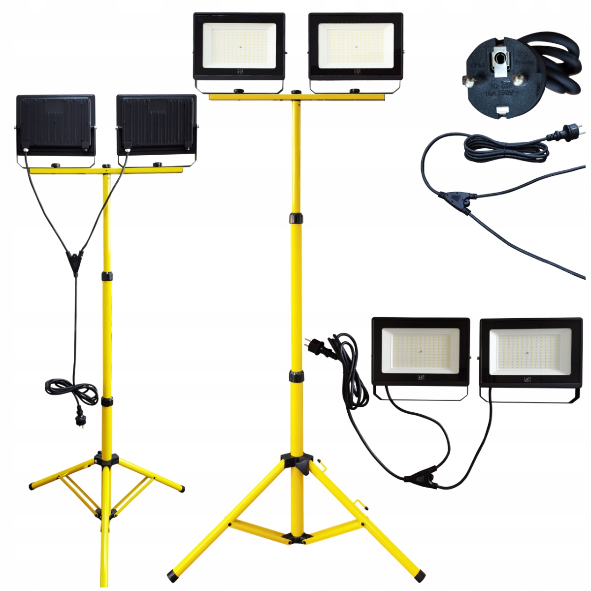 DH Line H200 – Lampa robocza halogen budowlany na statywie