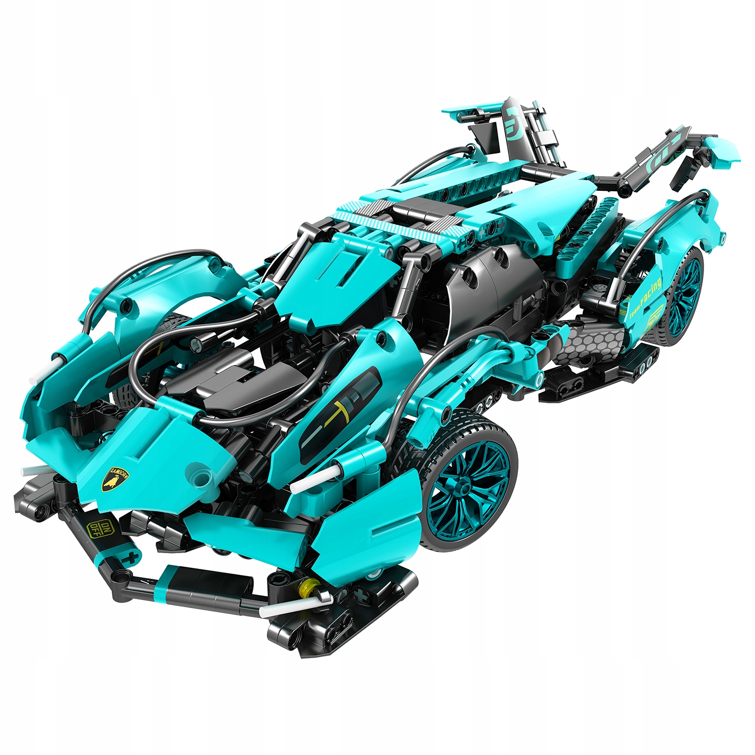 Zestaw Klocków Konstrukcyjnych RTDR457-4 Sports Car Model Revuelto – Idealny prezent dla małych konstruktorów