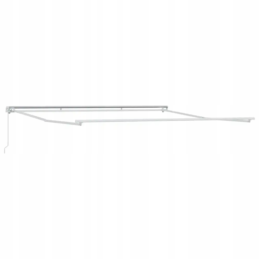 Rama markizy Biały 500 × 350 cm Aluminium Lumarko – Idealne rozwiązanie dla Twojego ogrodu