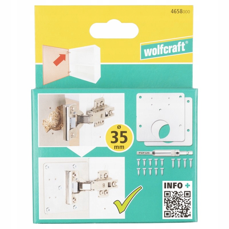 Wolfcraft Zestaw Naprawczy do Zawiasów Puszkowych – Idealne rozwiązanie dla Twojego mebla