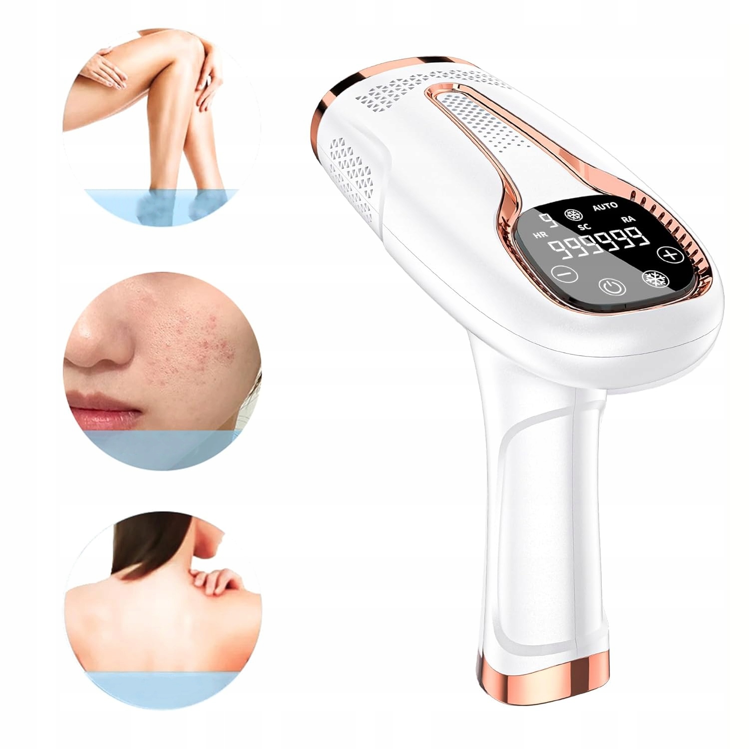 Dostosowanie do różnych typów skóry – 5 poziomów intensywności