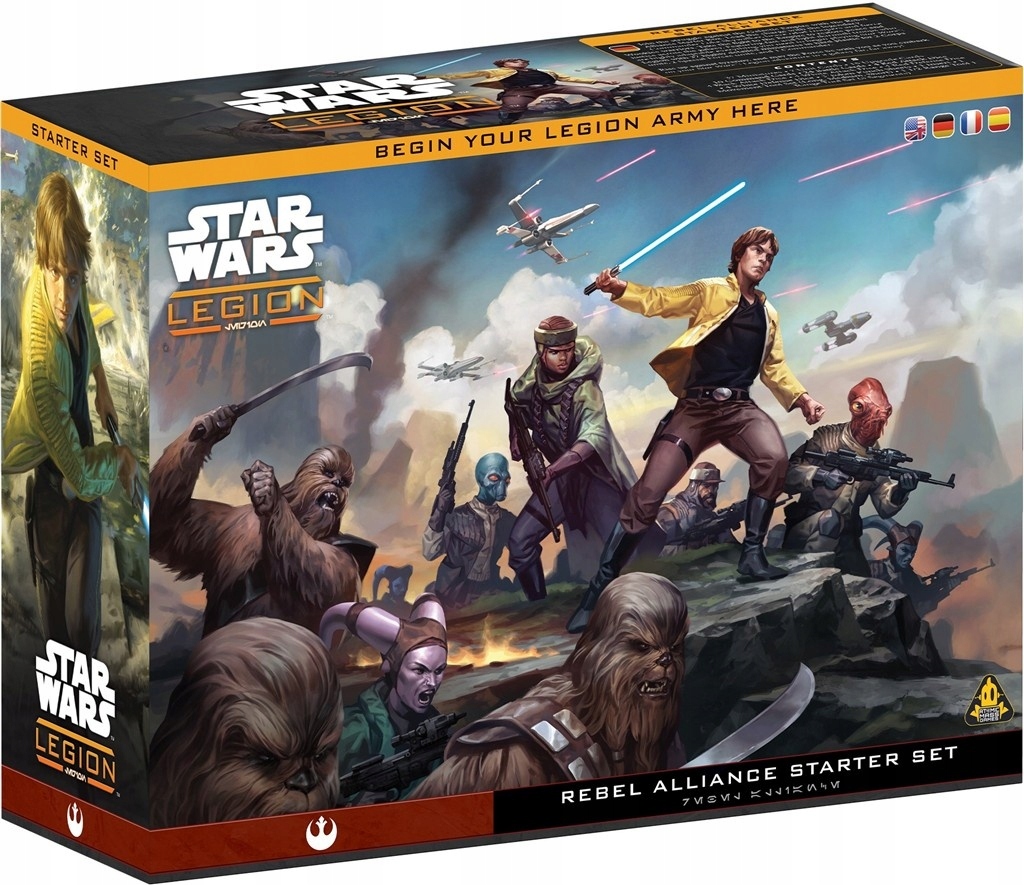 Star Wars: Legion 2.0 - Zestaw startowy Sojuszu Rebeliantów – Rozpocznij swoją galaktyczną przygodę