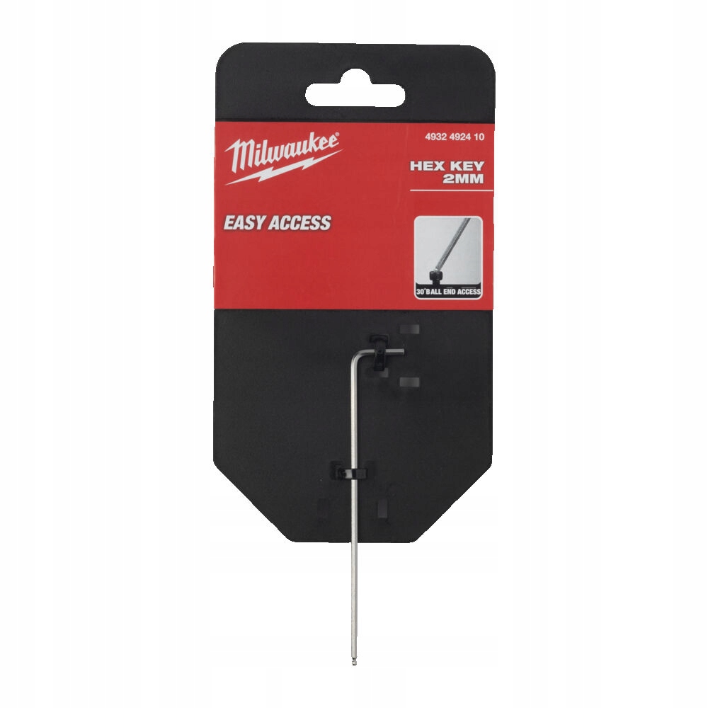 Kulista końcówka umożliwiająca dostęp pod kątem 30°