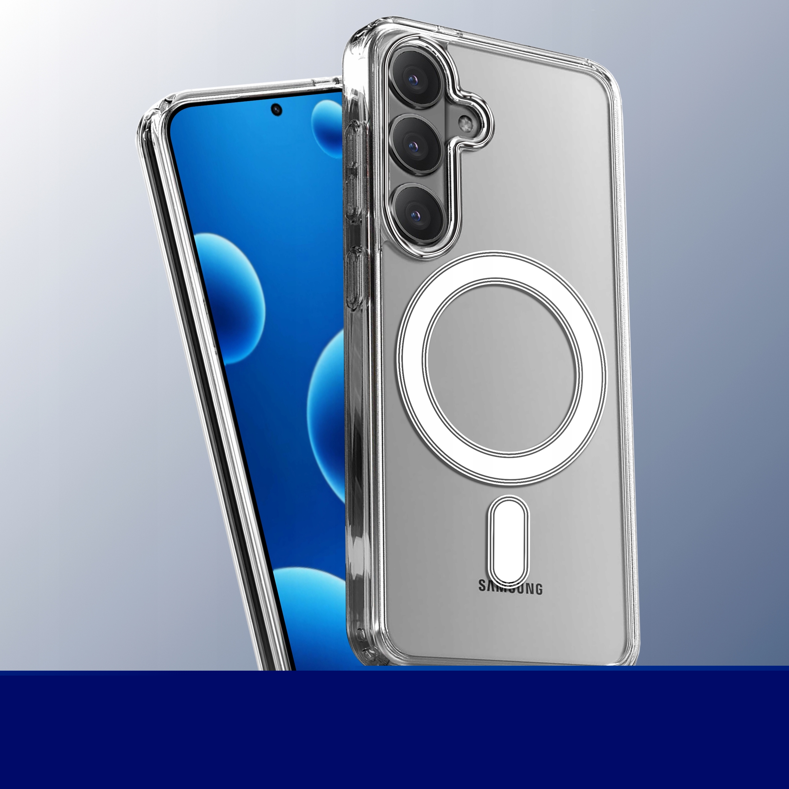 Etui magnetyczne przezroczyste do Samsung A37 5G – Ochrona i styl w jednym