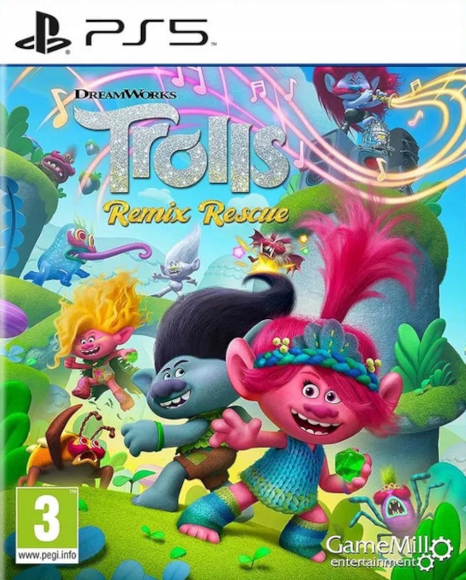 DreamWorks Trolls Remix Rescue (PS5) – Muzyczna przygoda dla całej rodziny
