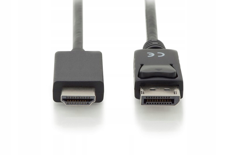 Kabel DisplayPort - HDMI 3m czarny (AK-340303-030-S) – Wysoka jakość połączenia