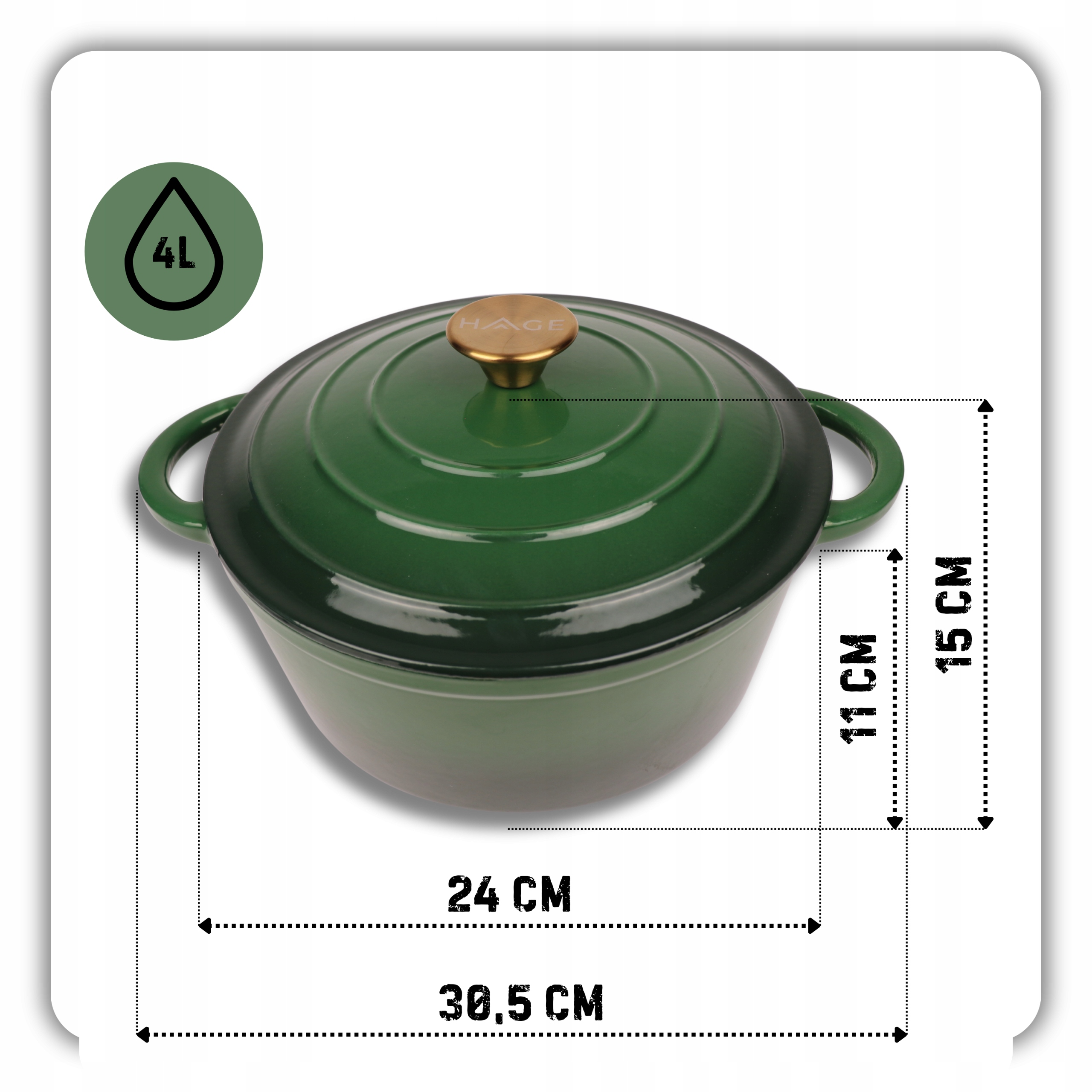 Trwałość i równomierne rozprowadzanie ciepła – Kluczowe cechy garnka HAGE