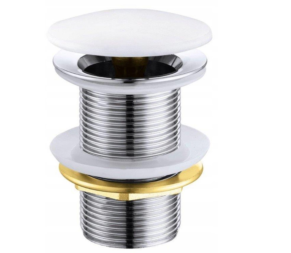 Złoty kolor powierzchni zaworu spustowego – elegancki akcent