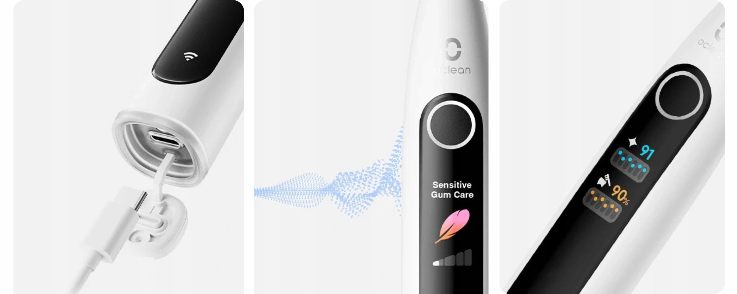 Precyzyjne śledzenie 12 obszarów szczotkowania